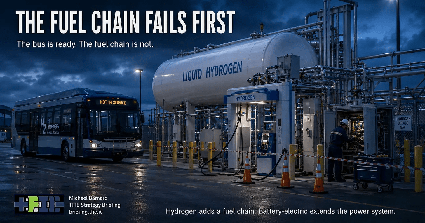 OCTA Is Spending Again On Hydrogen Because The Fuel Chain Failed