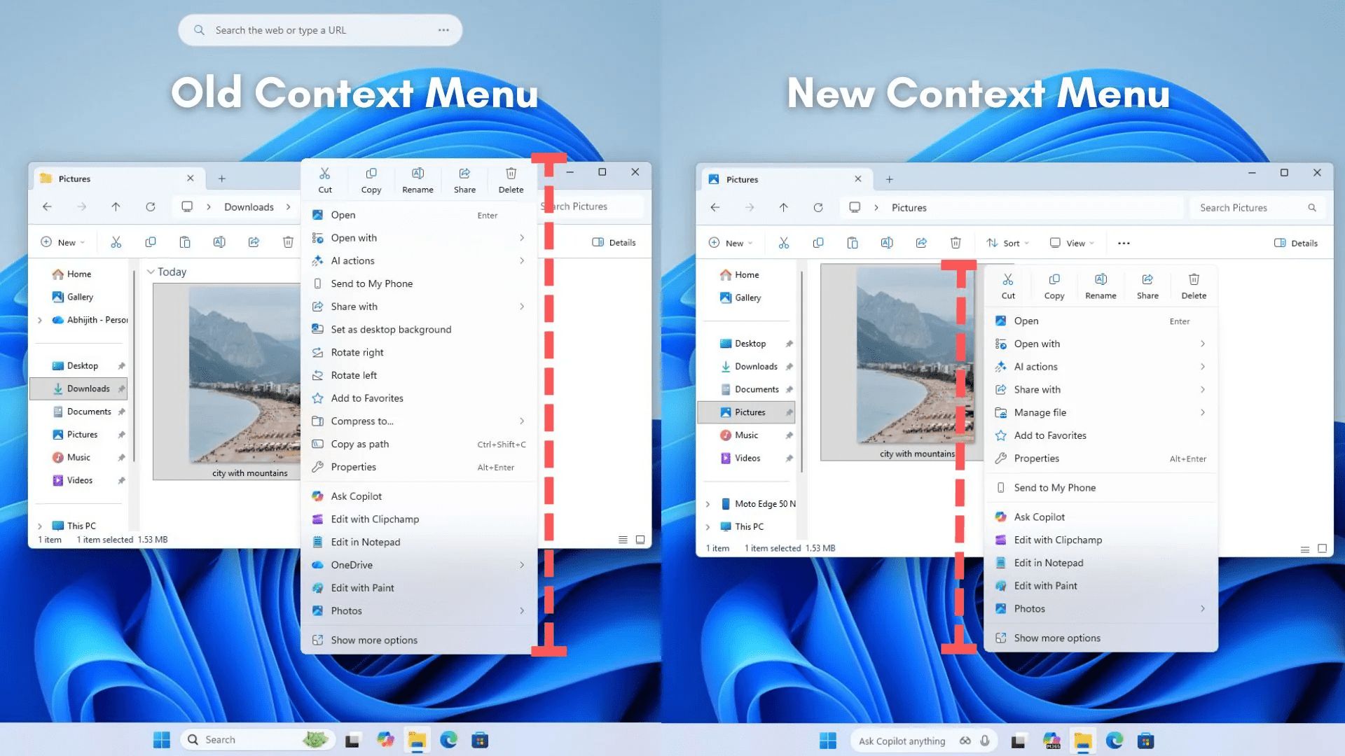 Will Windows 11 remove the Windows 10-era right-click menu? Microsoft reveals what’s next