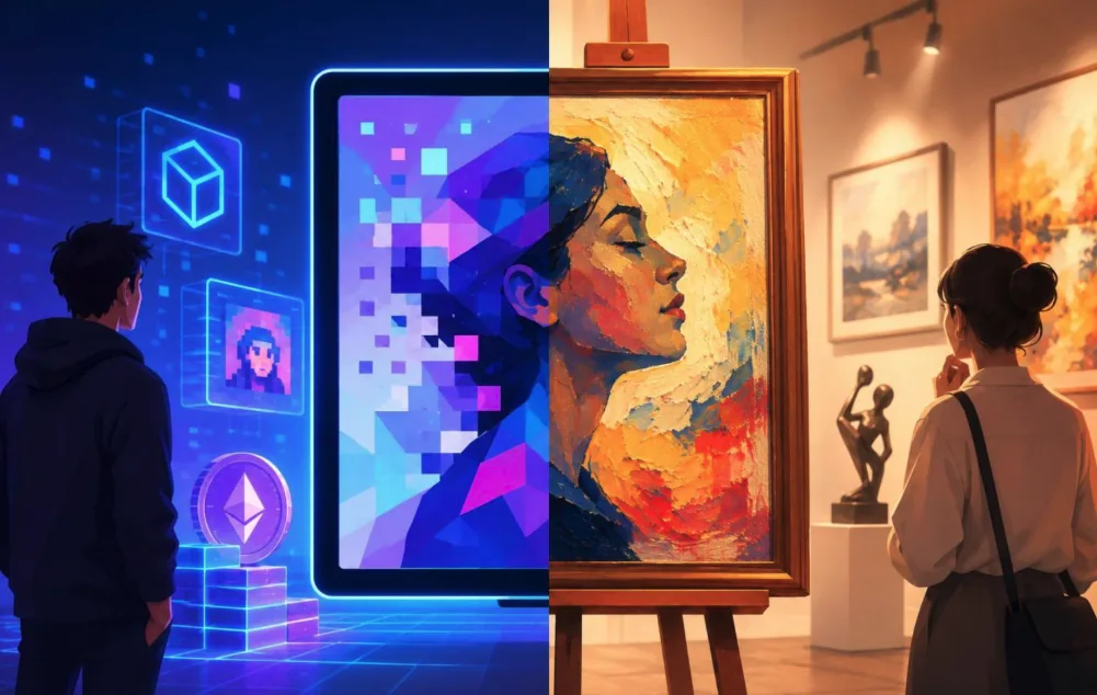 NFTs vs Traditional Art Sales: Opportunities and Challenges