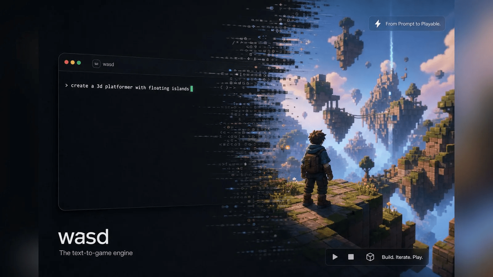 wasd Turns Text Prompts Into Playable Games at NEXUS AI Labs Debut
