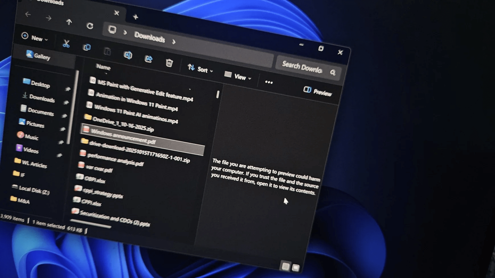 Windows 11’s File Explorer is restoring a feature it disabled for security, thanks to “Preview anyway”