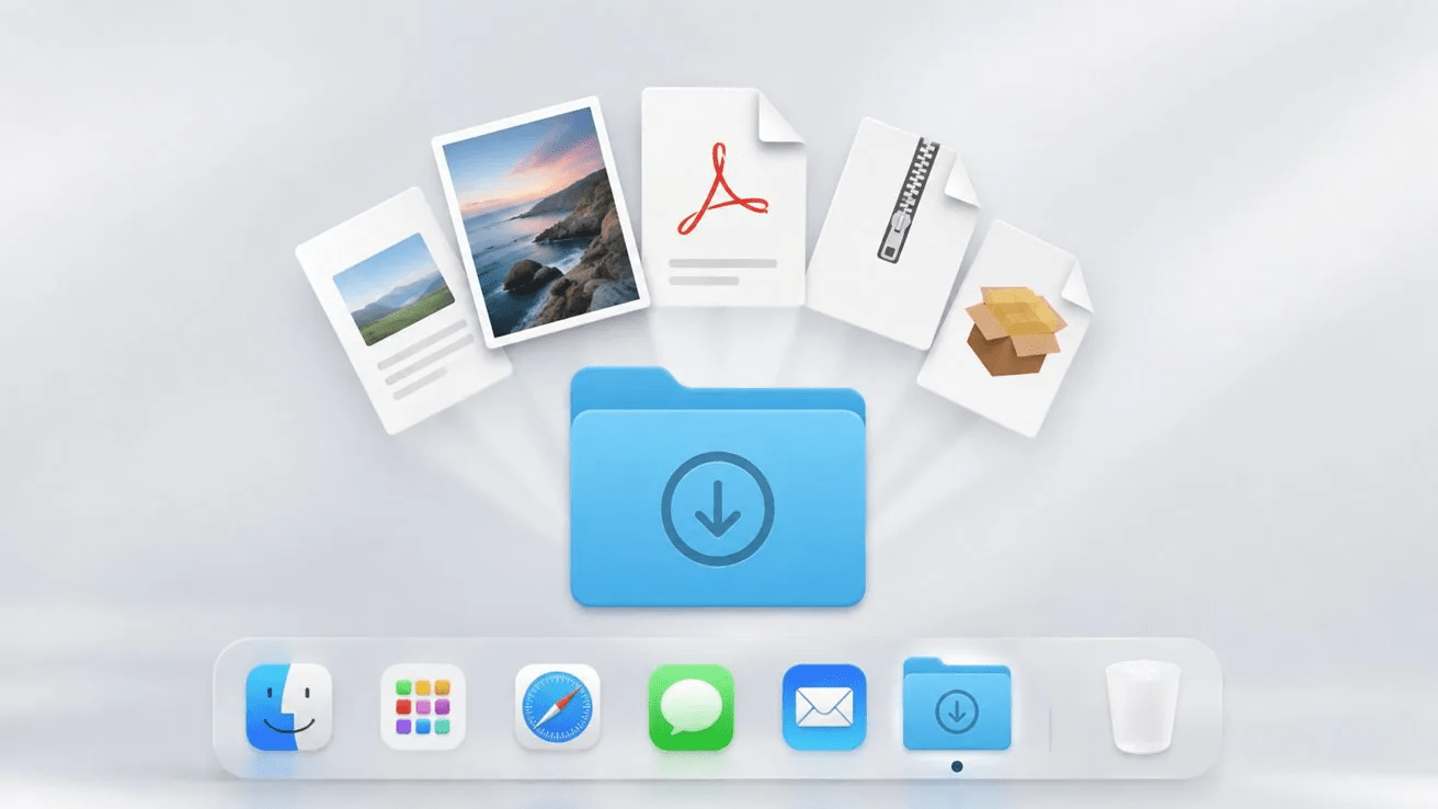How to make Mac Downloads & other Dock folders easier to use