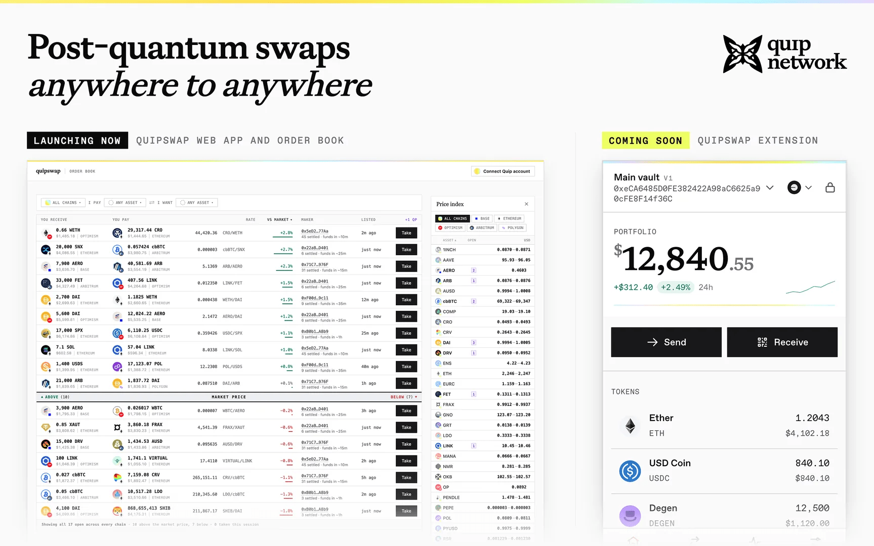 Postquant Labs Launches QuipSwap Bridgeless Protocol for Quantum-Safe Cross-Chain Transactions