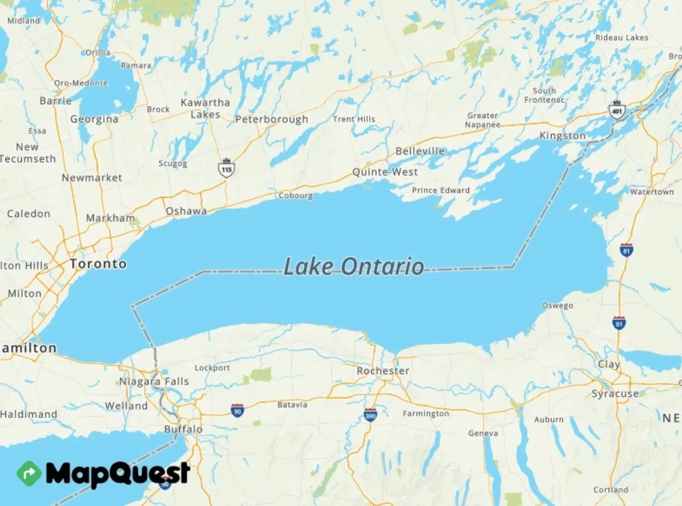 MapQuest’s app surges to No. 1 in Navigation after refusing to rename Lake Ontario