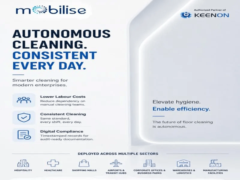 FM Robots Strengthens Facility Efficiency with Advanced Autonomous Cleaning Robot Solutions