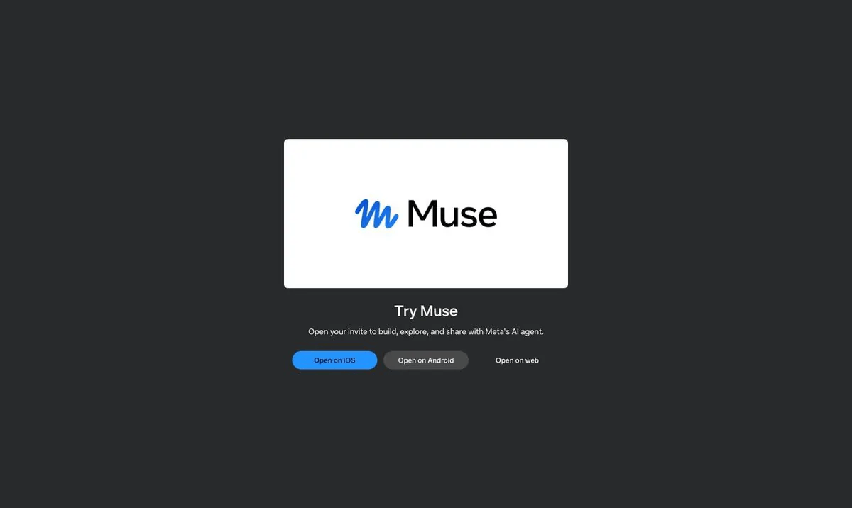 Meta’s Muse agent enters closed alpha with invite codes