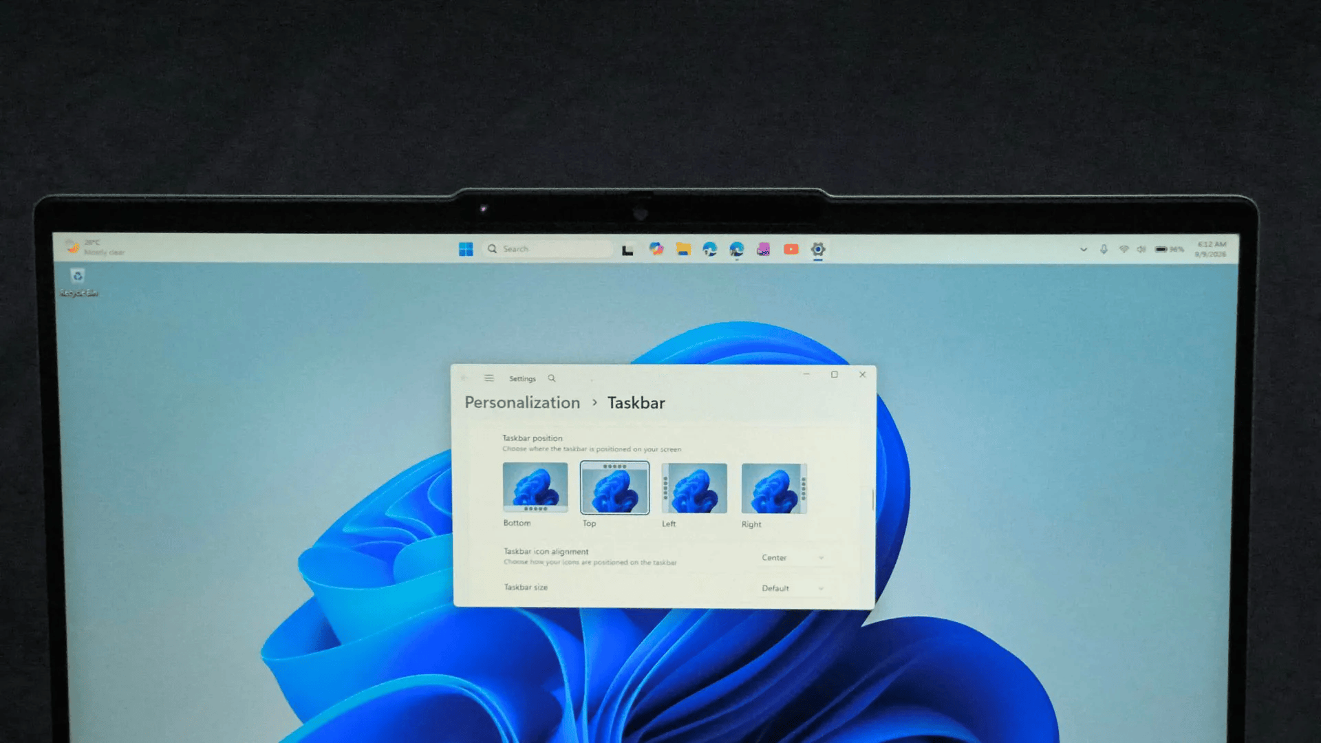 Windows 11 just restored a Windows 10 feature after five years, the movable taskbar