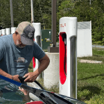 Tesla Superchargers For Non-Tesla EVs On The Mass Pike!