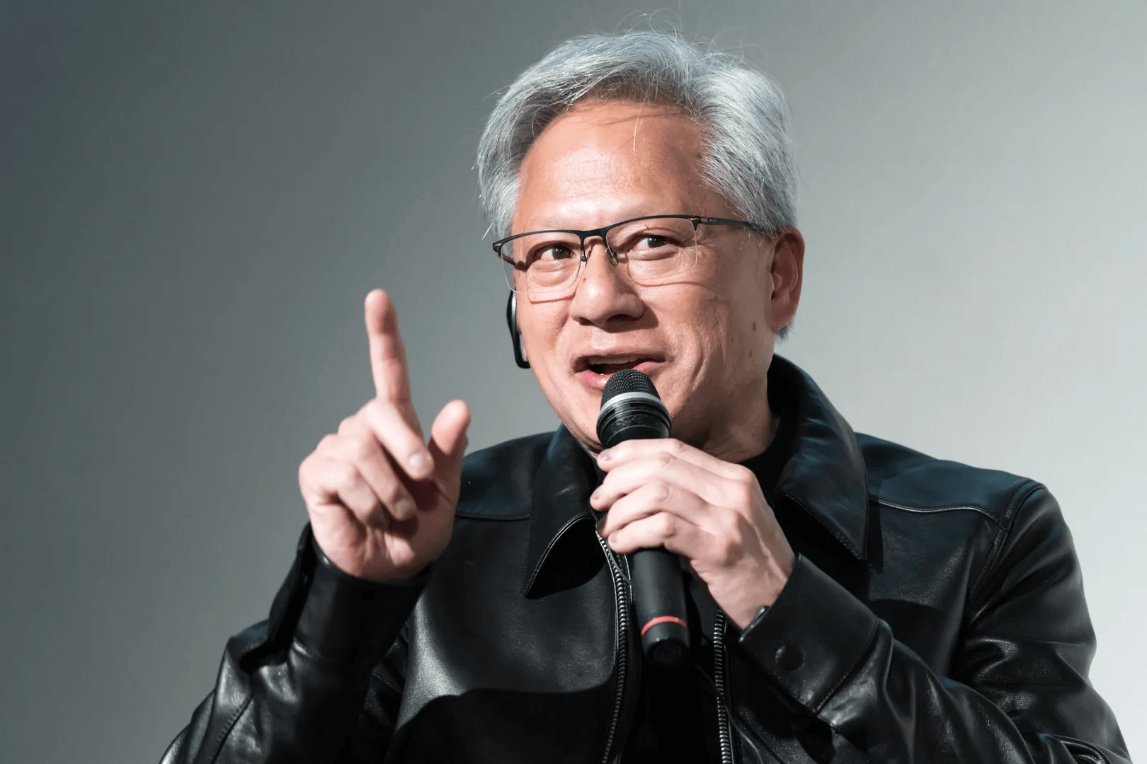 Jensen Huang took a call from Trump, and showed off something else, too