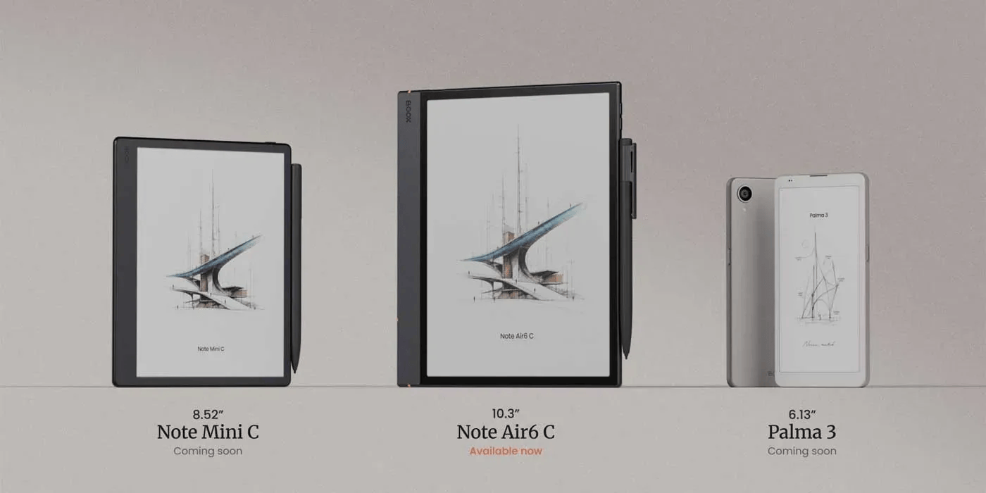 The new Boox e-ink devices get Android 16 out of the box, including Palma 3