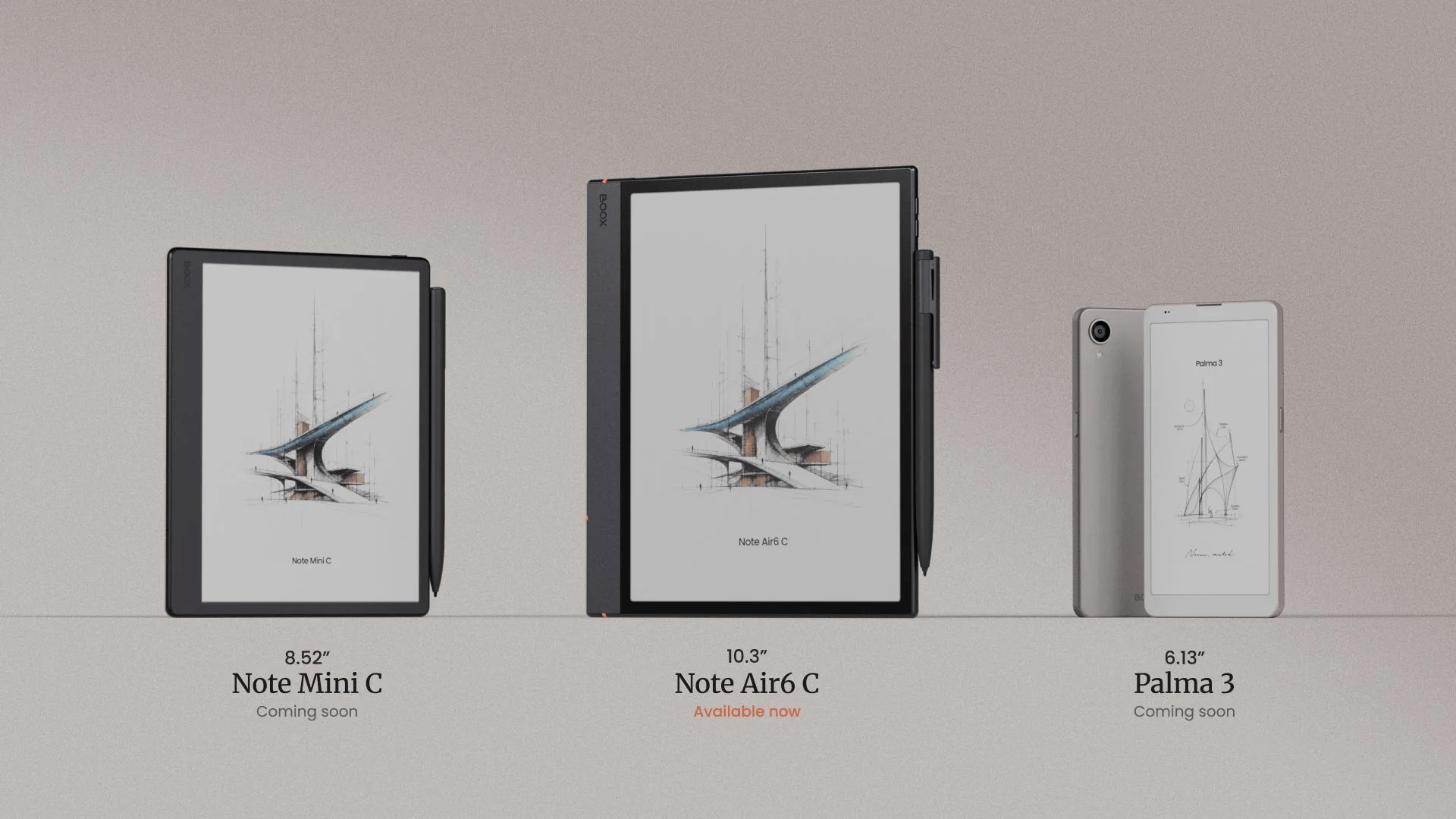 Triple launch: Boox debuts Note Air6 C and Palma 3 just in time for fall binge-reading