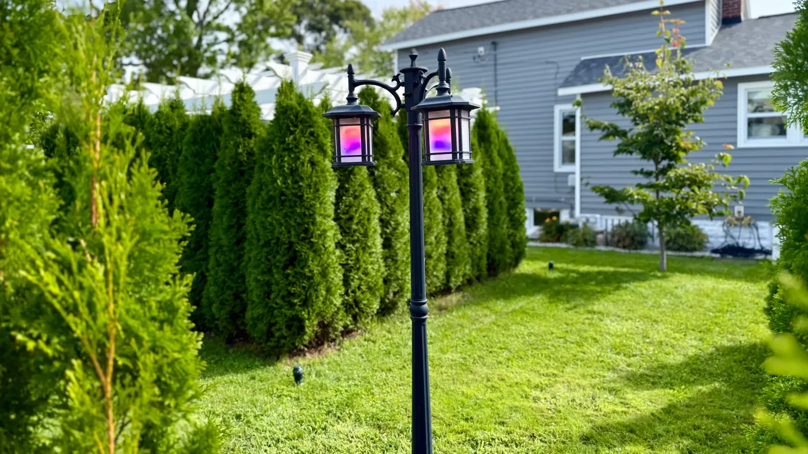 I swapped my outdoor lantern bulbs for Linkind’s Smart Light Stick, and it’s a game-changer