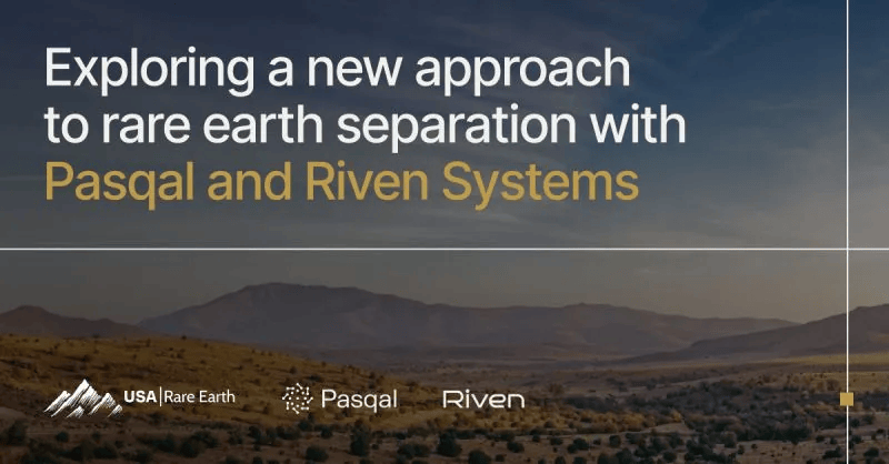 USA Rare Earth, Pasqal, and Riven Systems Partner to Advance Quantum ML for Critical Mineral Processing