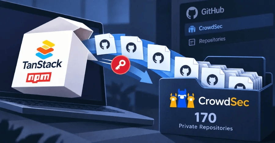 CrowdSec Says TanStack npm Attack Led to Copy of 170 Private GitHub Repositories