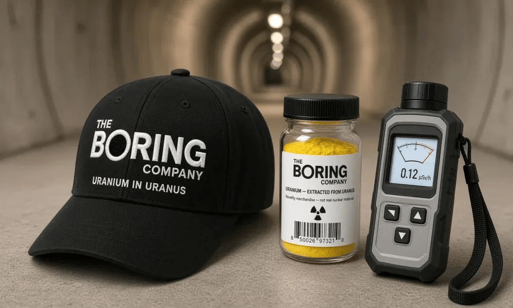 Elon Musk’s next Uranium in Uranus merch is Boring Company’s weirdest tease yet