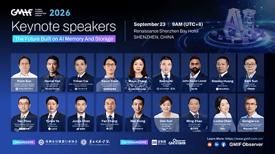 GMIF 2026 Speakers Unveiled: Samsung, Sandisk, Solidigm and More on the Lineup
