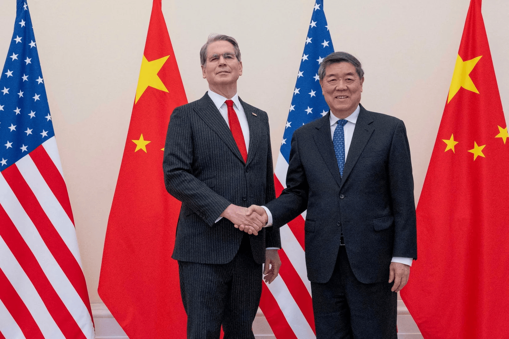 Bessent meets China Vice Premier He Lifeng ahead of Trump-Xi summit