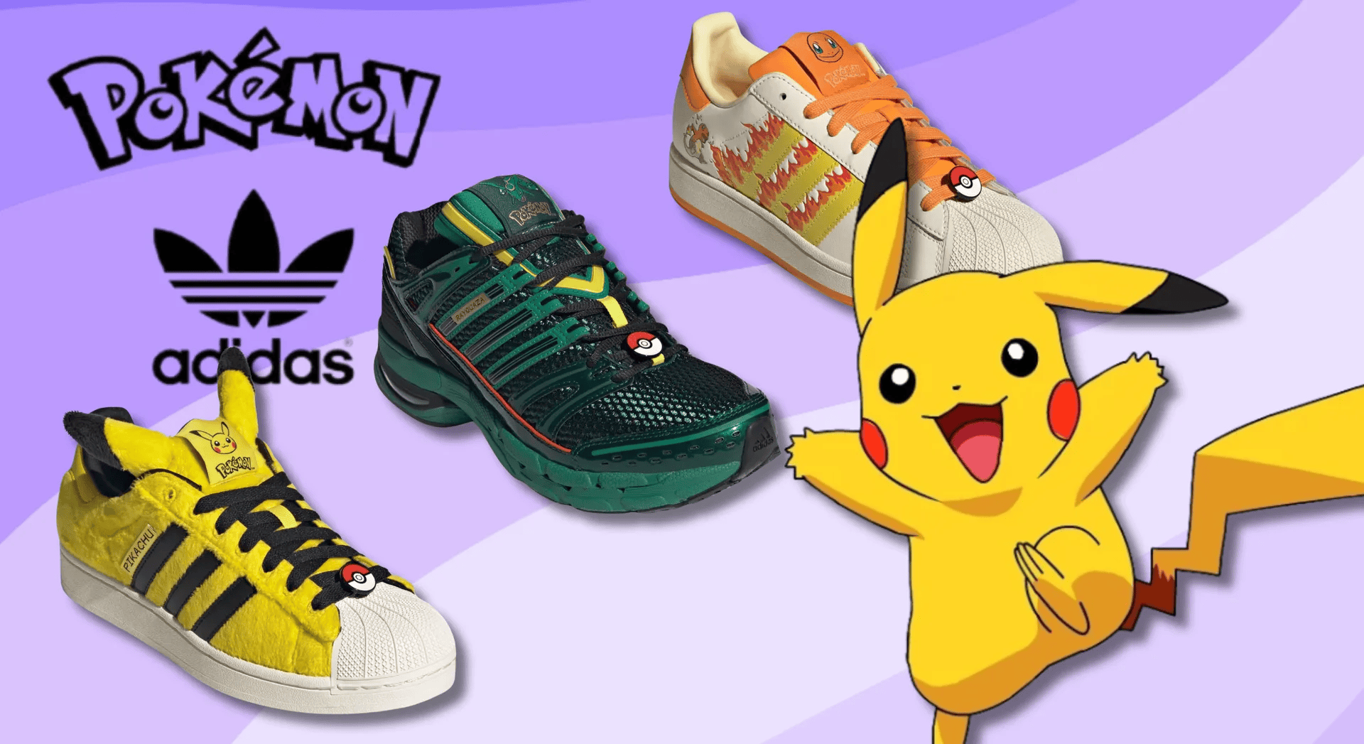 Adidas Officially Launches Limited-Edition Pokémon Collection