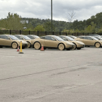 Golden Tesla ‘cybercabs’ appear in Pittsburgh