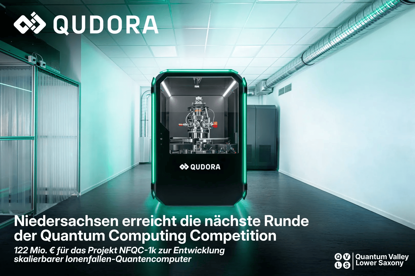 German Government Selects QUDORA-Led Consortium for €122 Million ($138.8 USD) NFQC-1k Trapped-Ion Quantum Computer Project