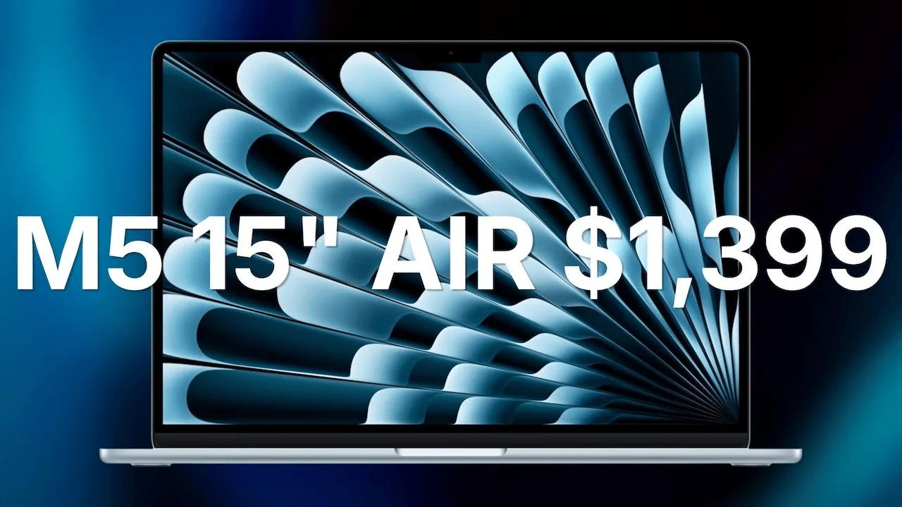Apple’s M5 15-inch MacBook Air dips to $1,399 at Amazon