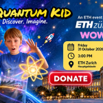Donate & Join Us! Trick, Treat, and Quantum Physics: Kai Brings Halloween to ETH Zürich
