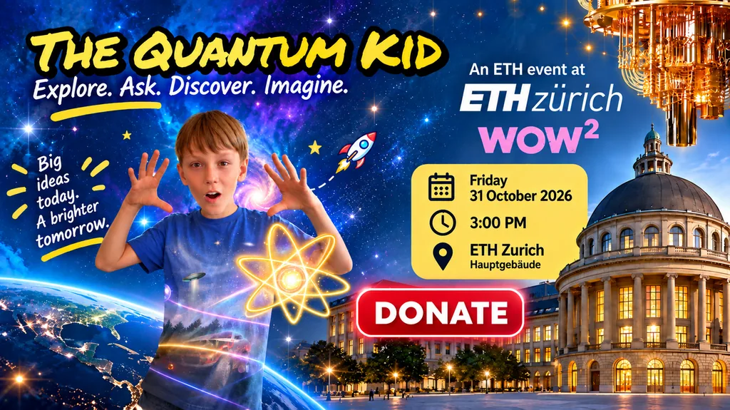 Donate & Join Us! Trick, Treat, and Quantum Physics: Kai Brings Halloween to ETH Zürich