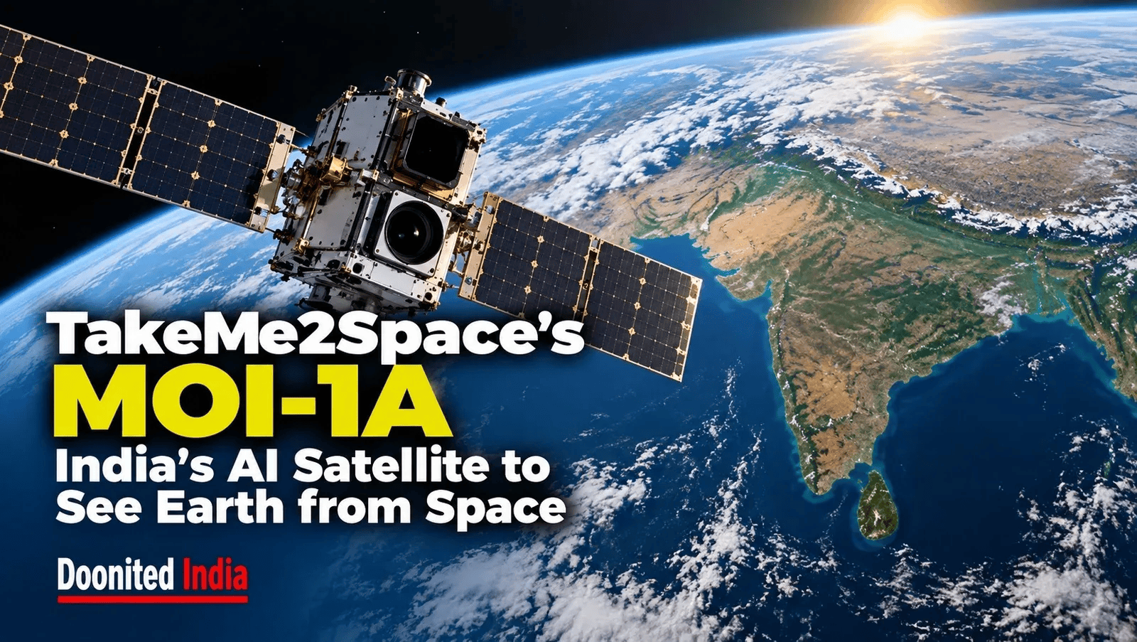TakeMe2Space MOI-1A: India’s Orbital AI Satellite