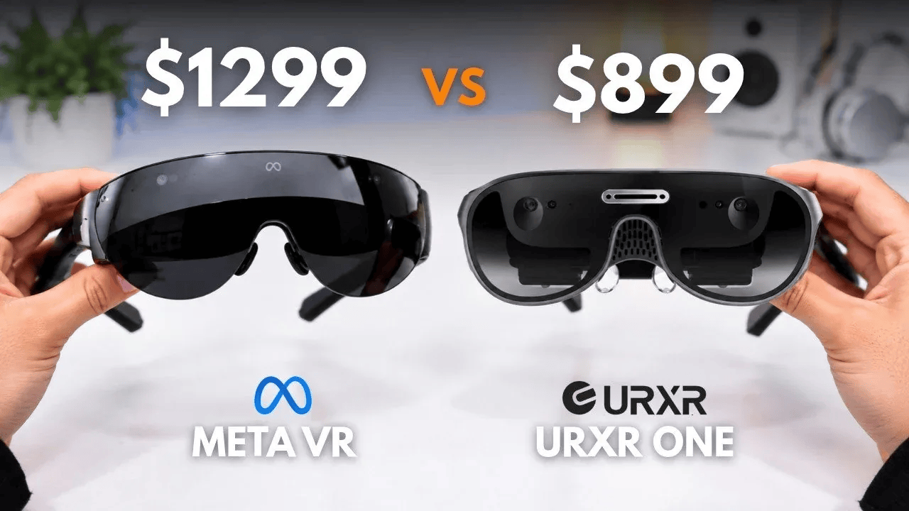 Meta VR Glasses vs URXR One: $1,299 Standalone vs $899 Modular