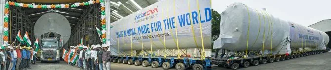 Made In India, Engineered For The World: INOXCVA Flags Off Giant 1,500 m³ Cryogenic Tank From Kandla