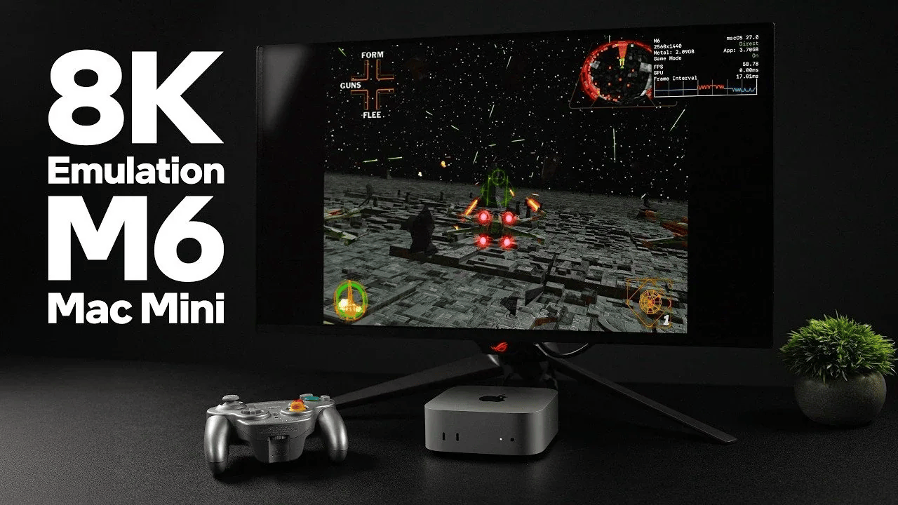 New M6 Mac Mini Runs GameCube Games at 8K and 60Fps