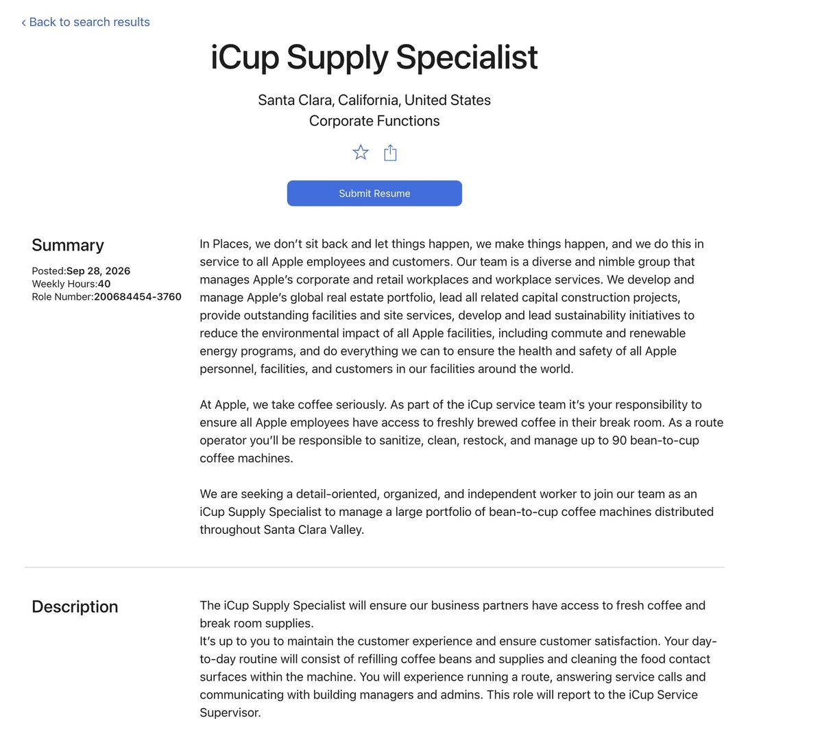 Are you an elite barista? Apple is hiring!