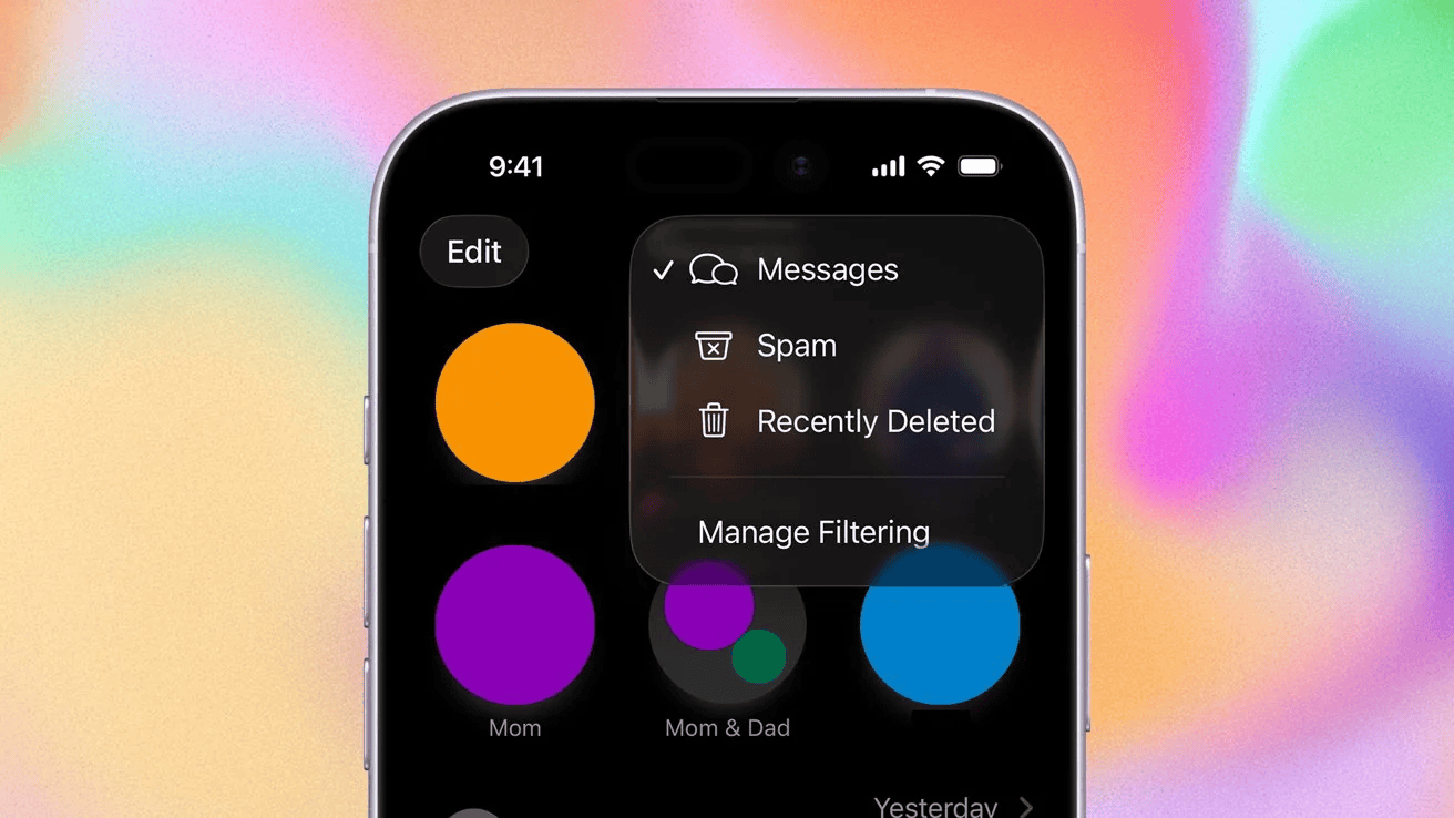 How to use filtering in Messages on iOS 27