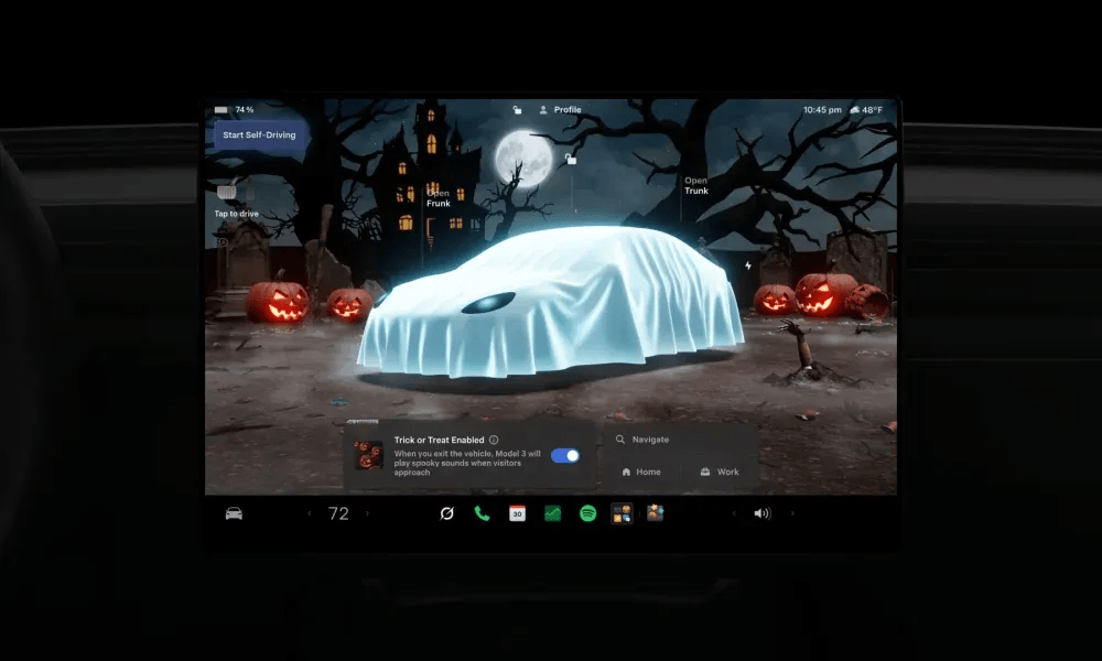 Tesla ships ‘spooky’ Halloween Mode with creepy and fun features