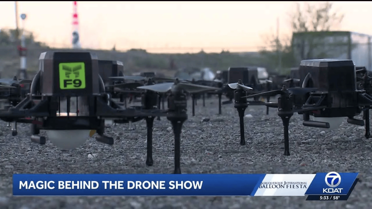 Before dawn, 500 drones take flight at Balloon Fiesta Park