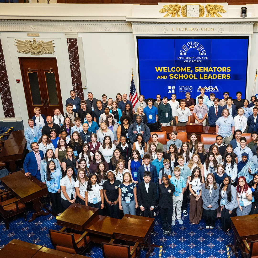 Local students take seat at the table in AI policy debate