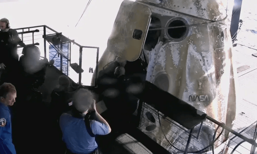 SpaceX brings four astronauts home after 8 months in space, and the return was flawless