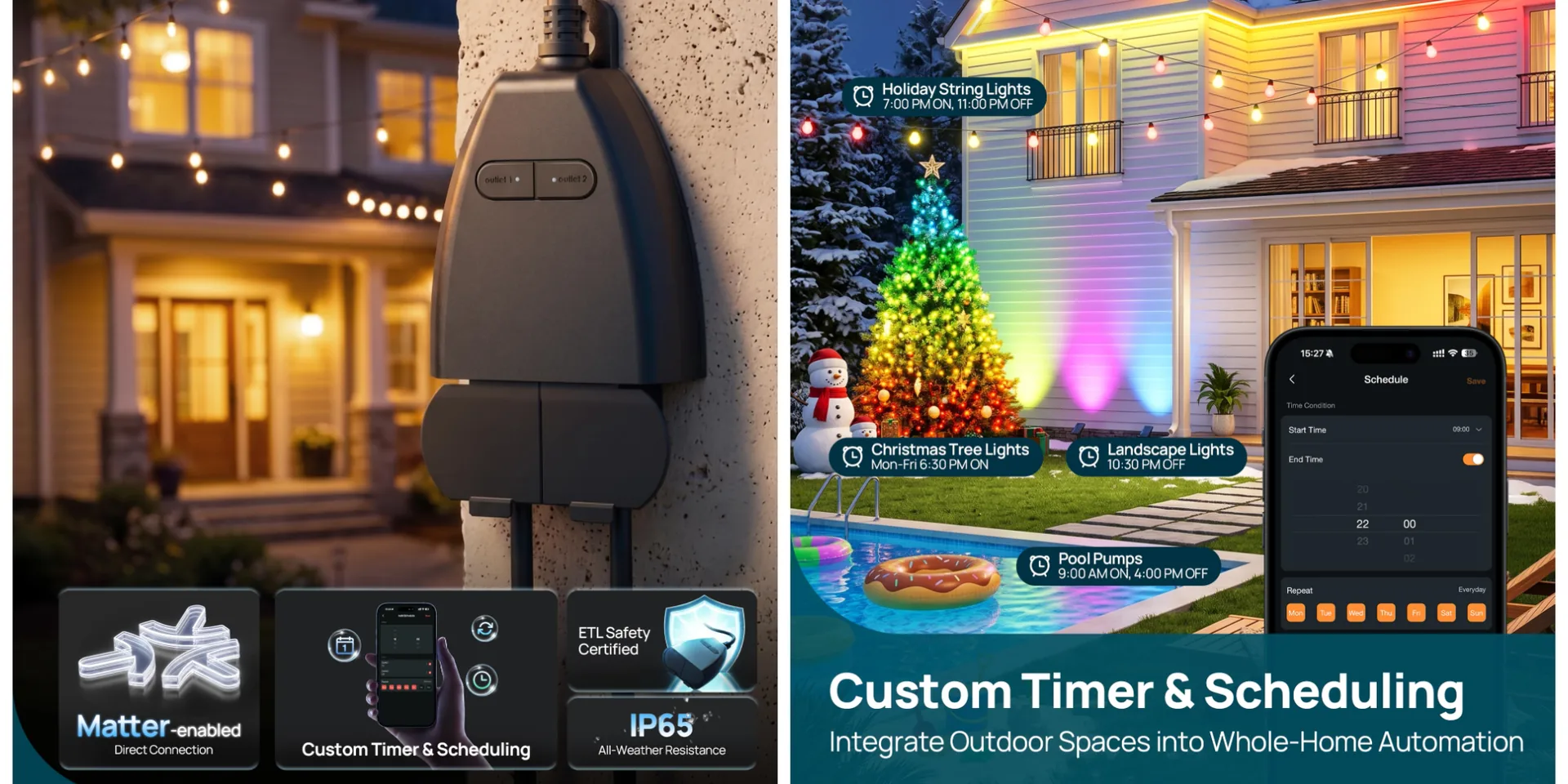 Turn one outlet into two with Linkind’s new Matter Outdoor Smart Plug currently down at $23