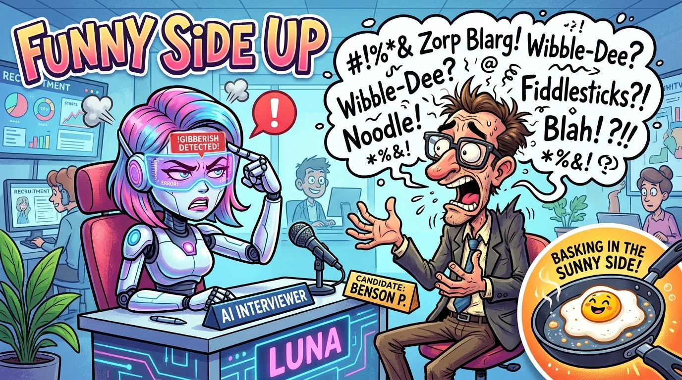 Funny Side Up: From AI Interviewer Losing it to Elon Musk’s Joke Stealing Escapade
