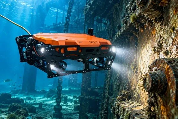 Indian Navy Receives Two Indigenous TROUT Military-Grade Underwater Robots from Kochi Startup EyeROV