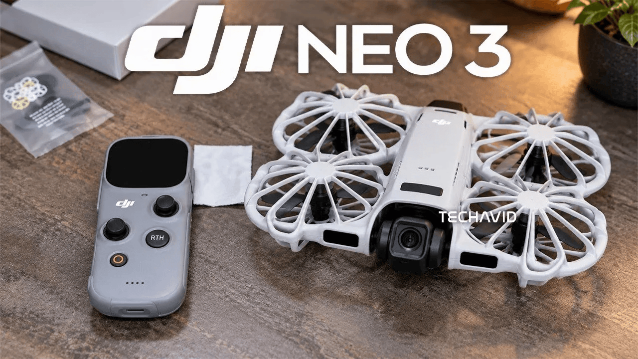 DJI Neo 3 Unboxing Reveals a 1/1.1-Inch Camera Sensor