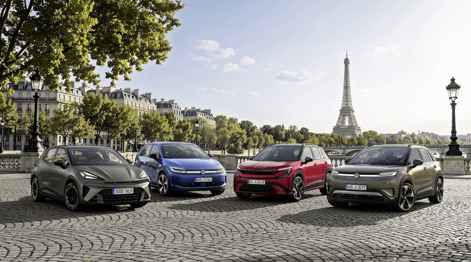 Successful Market Launch of the Electric Urban Car Family: CUPRA Raval, Volkswagen ID. Polo, Škoda Epiq, and Volkswagen ID. Cross Together for the First Time at the Paris Motor Show