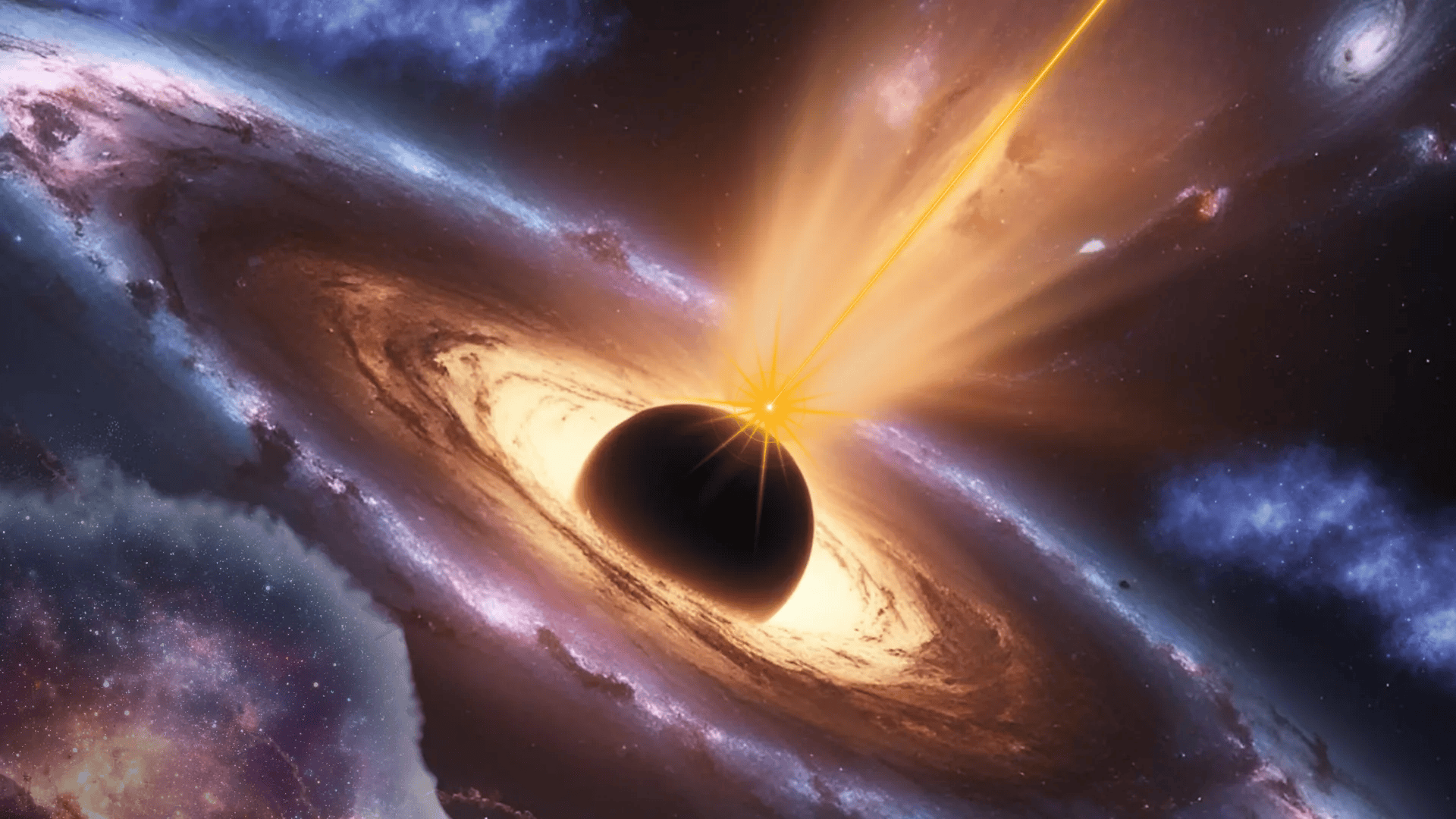 Astronomers witness supermassive black hole gorge on a cosmic meal before ‘burping’ radio jets 300 days later