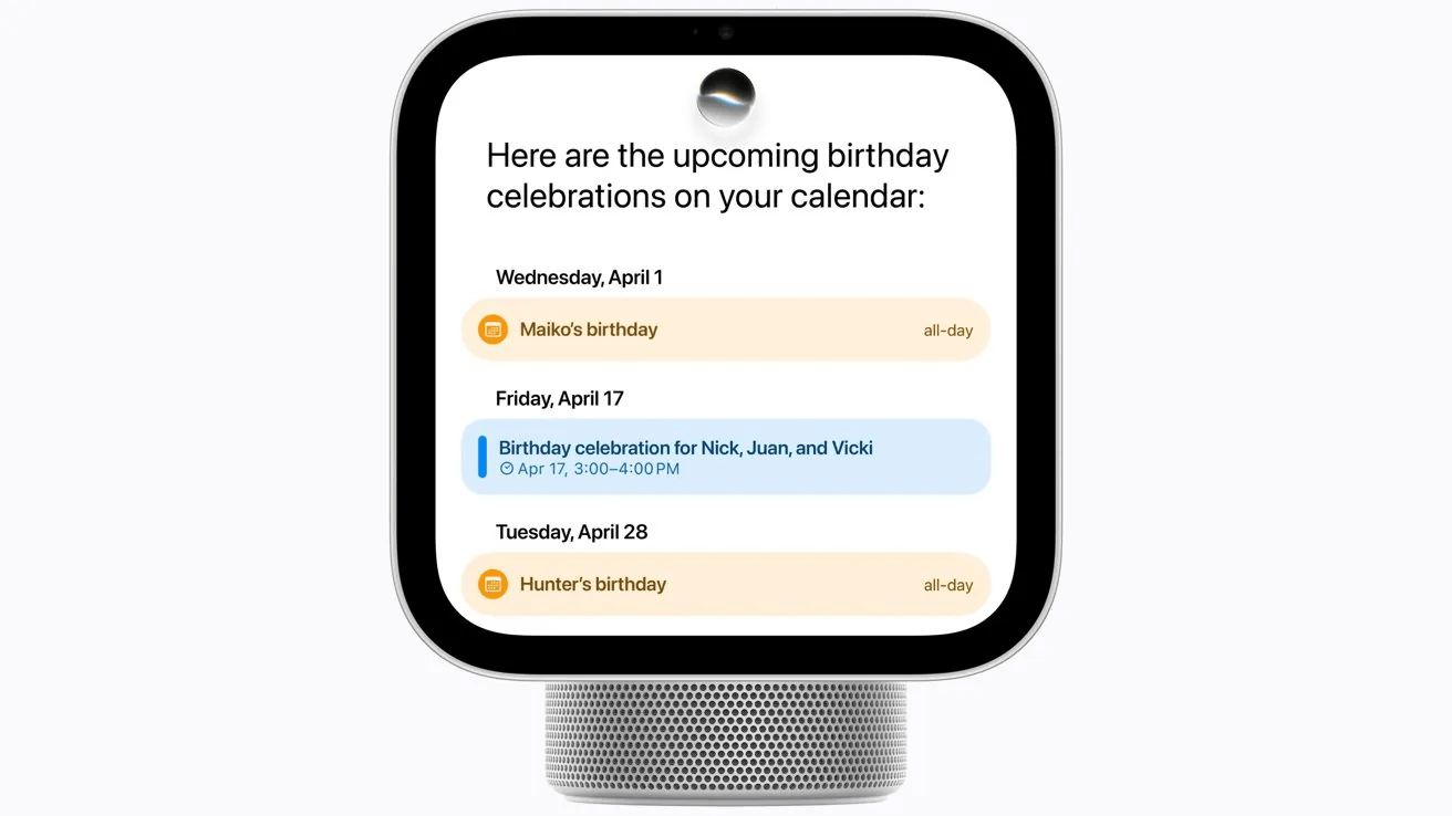No biometrics are needed for HomeView to show a user’s personal data
