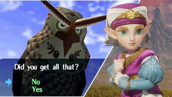 The Legend of Zelda: Ocarina of Time’s infamous tutorial owl seemingly won’t trap you in conversation in the Switch 2 remake