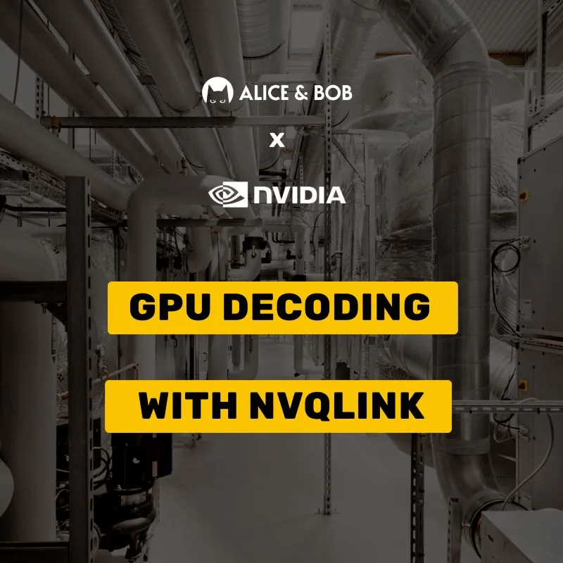 Alice & Bob Demonstrates GPU Decoding for LDPC-Cat Codes via NVIDIA NVQLink