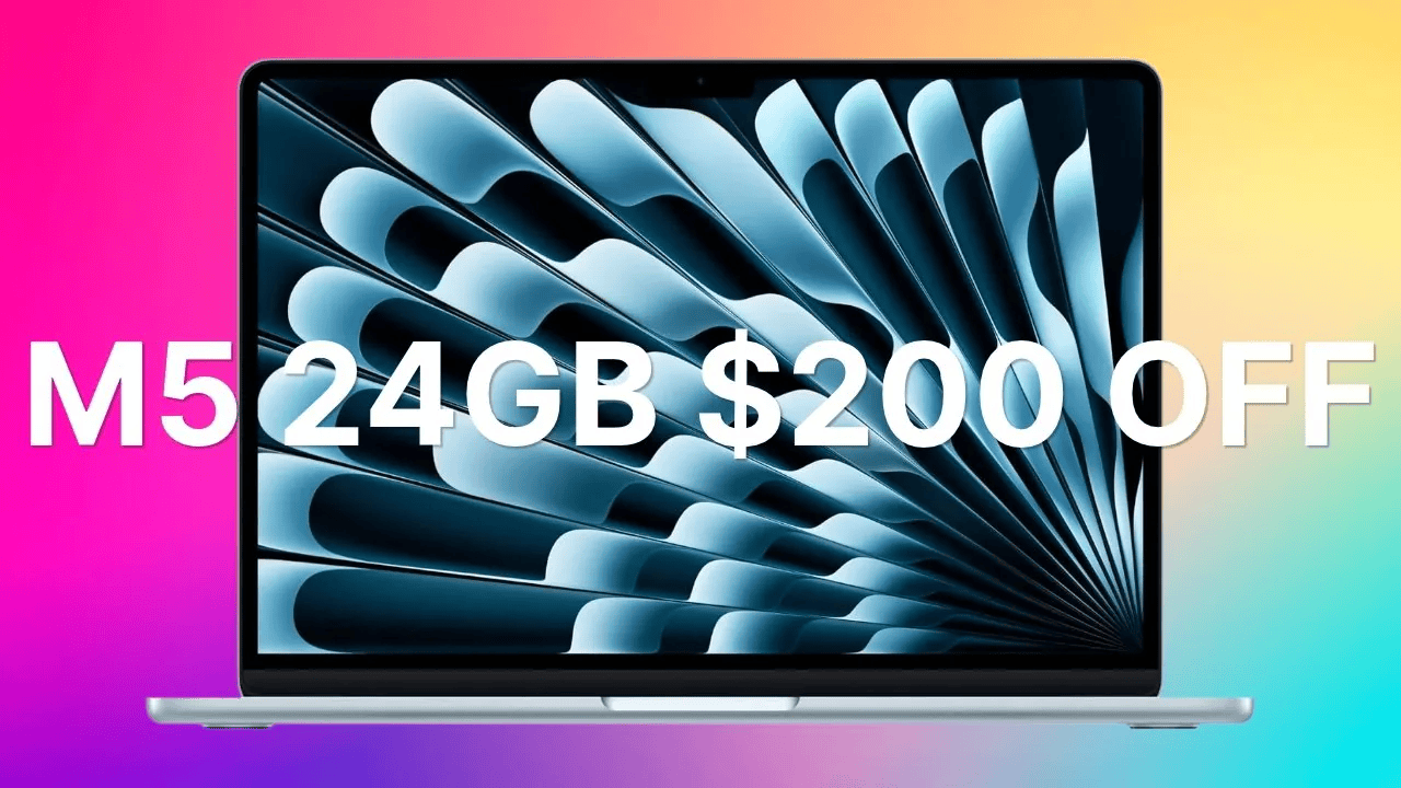 Apple’s M5 MacBook Air with 24GB RAM, 1TB SSD drops to $1,599