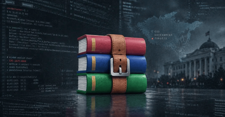 Silent Lynx Exploits WinRAR Flaw to Deploy Reverse Shell in CIS Government Attacks