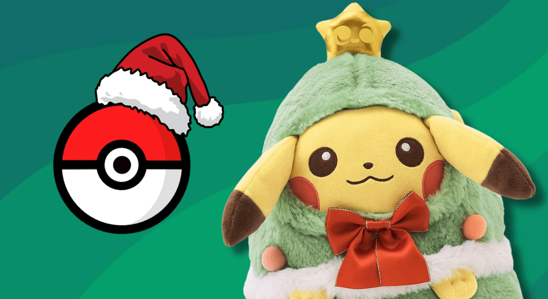 Pokémon Reveals New ‘Holiday Helper’ Plush Collection With a Christmas Tree Pikachu and Clodsire Sled