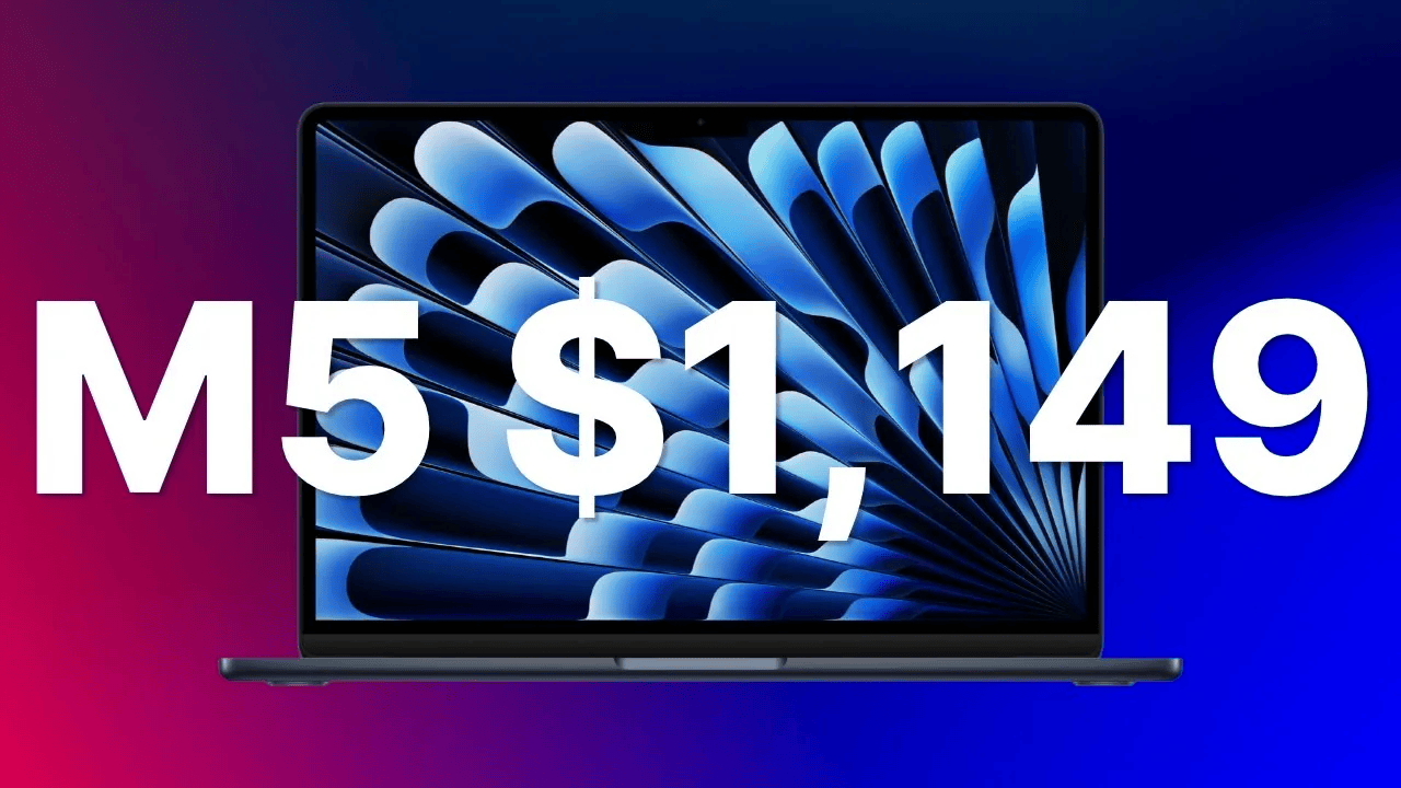 Apple’s M5 MacBook Air falls to $1,149 during Amazon’s latest sale